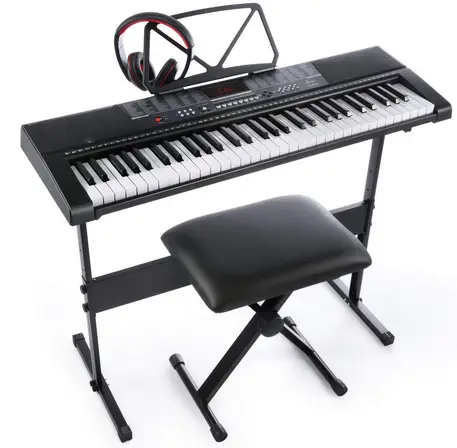 Joy JK-63M-KIT With USB 61-Key Keyboard Set Including Headphone